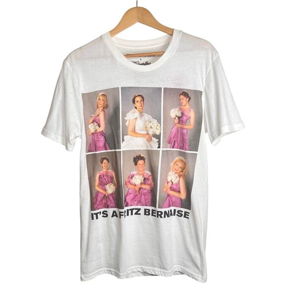 Cakeworthy Bridesmaids It's a Fritz Bernaise Women's Graphic T-Shirt Medium - Picture 1 of 6